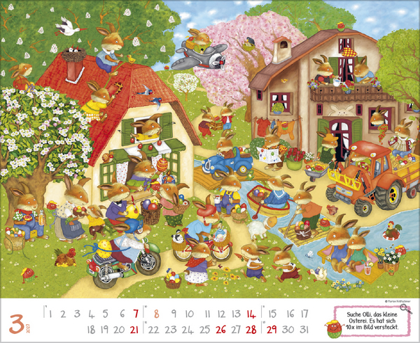 Wimmelkalender 2027, Innenansicht #3