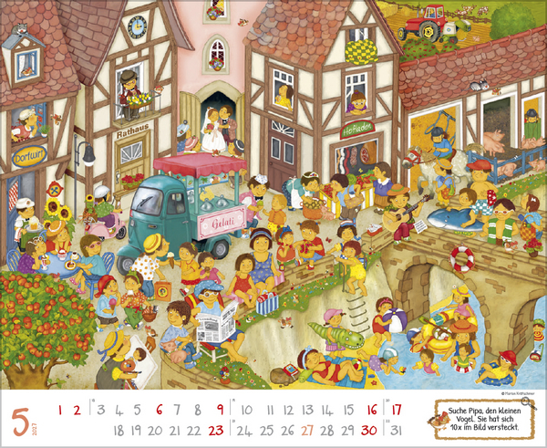 Wimmelkalender 2027, Innenansicht #5