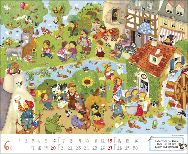 Wimmelkalender 2027, Innenansicht #6