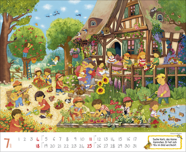 Wimmelkalender 2027, Innenansicht #7