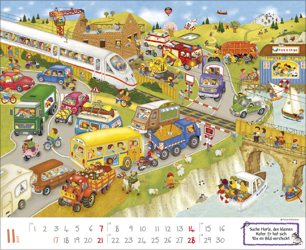 Wimmelkalender 2027, Innenansicht #11