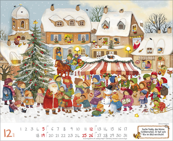 Wimmelkalender 2027, Innenansicht #12