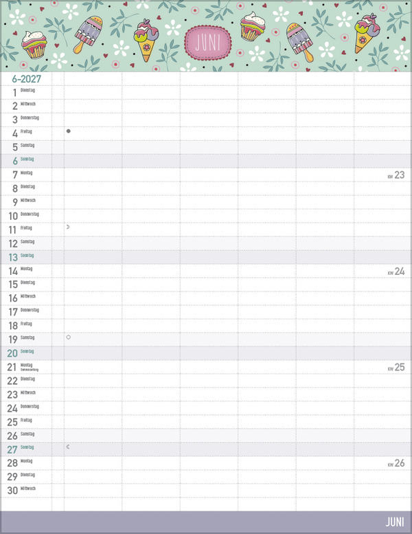 Gute Laune mit Zetteltasche 2027, Innenansicht #6