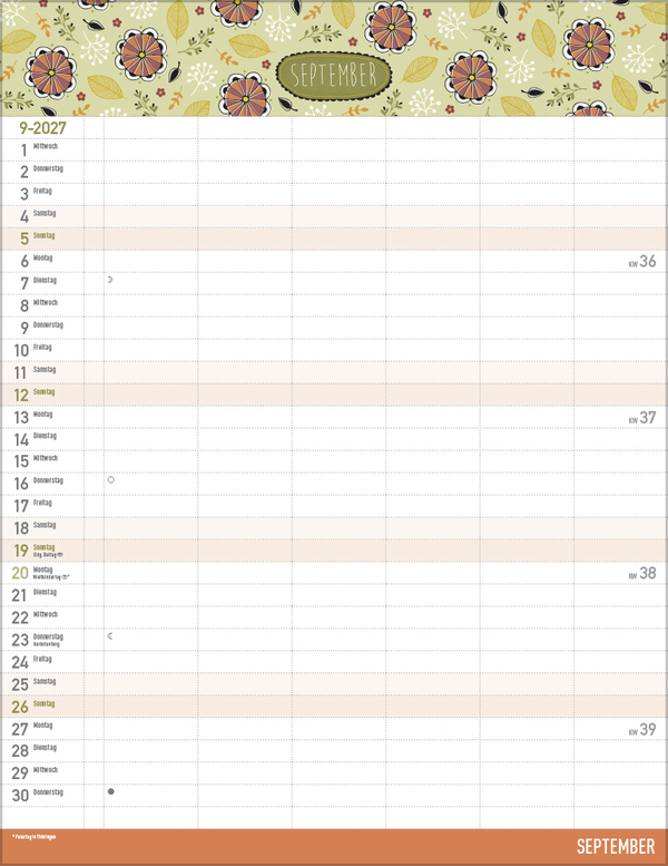 Gute Laune mit Zetteltasche 2027, Innenansicht #9