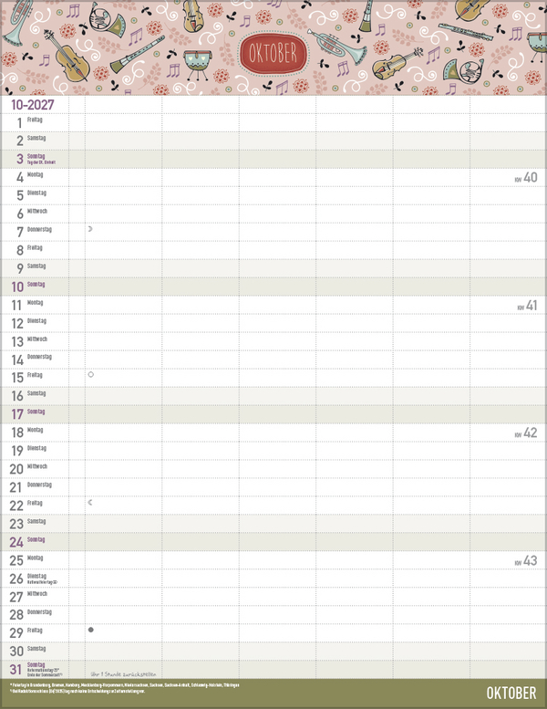 Gute Laune mit Zetteltasche 2027, Innenansicht #10