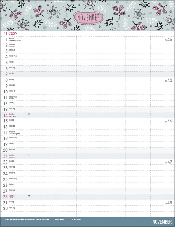 Gute Laune mit Zetteltasche 2027, Innenansicht #11