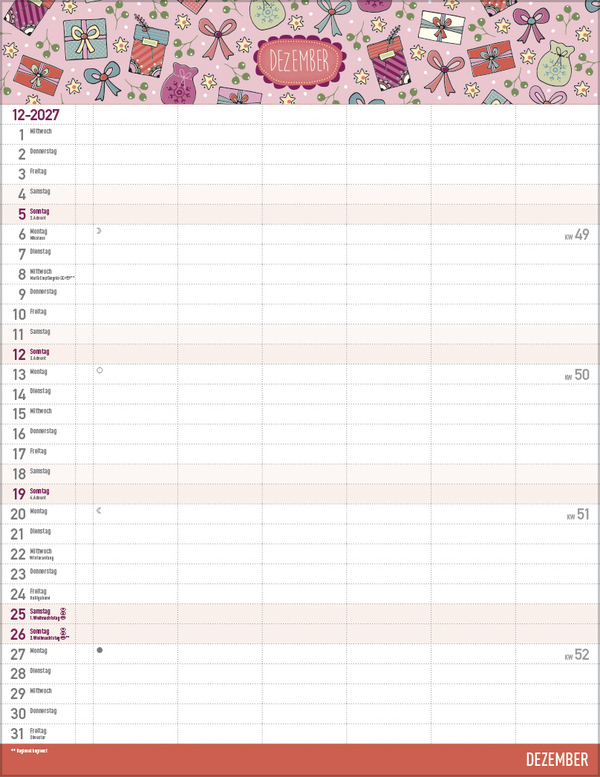 Gute Laune mit Zetteltasche 2027, Innenansicht #12