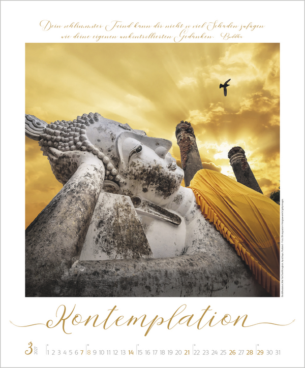 Buddhistische Weisheiten 2027, Innenansicht #3