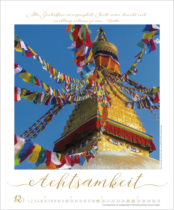 Buddhistische Weisheiten 2027, Innenansicht #12