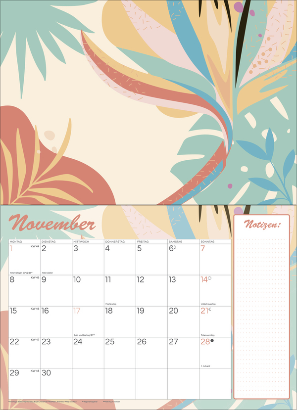 Tropisch druchs Jahr - Recyclingpapier 2027, Innenansicht #11