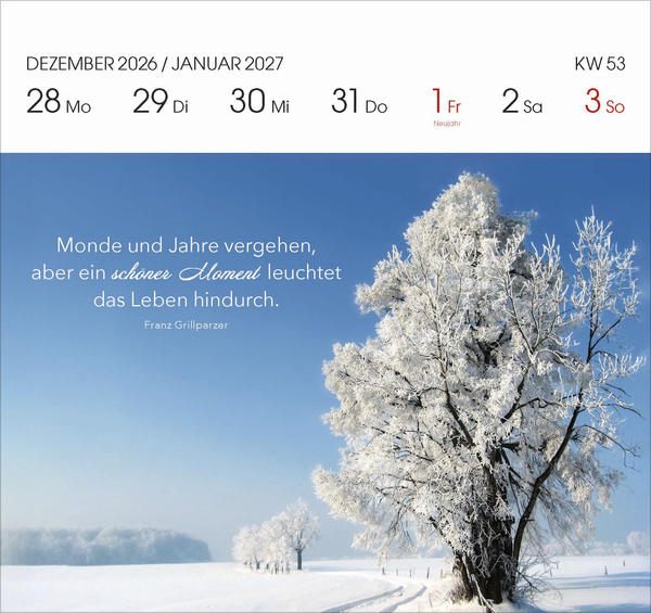 Genie&szlig;e jeden Augenblick 2027, Innenansicht #1