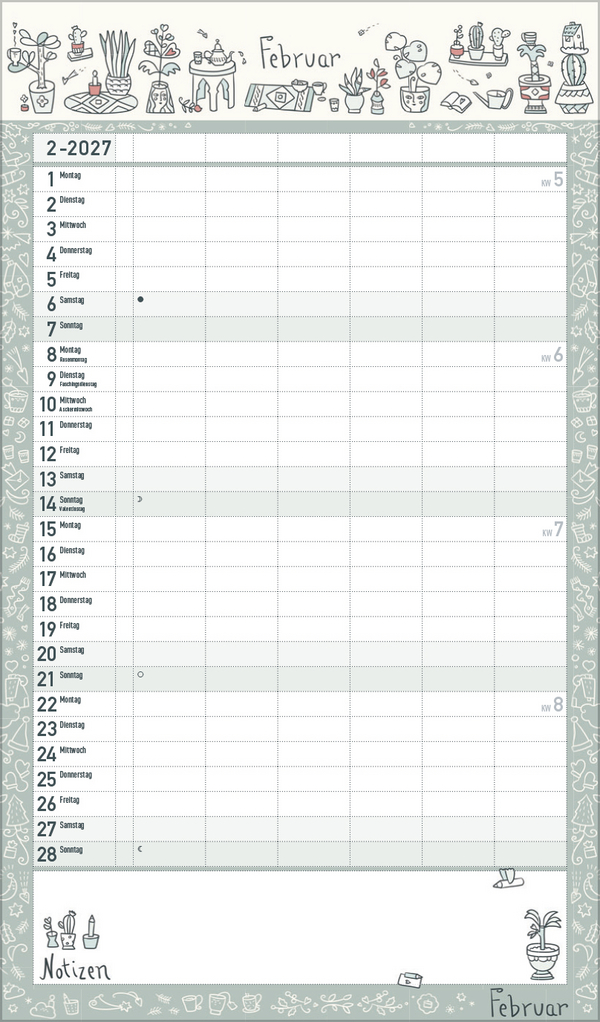 Familienplaner Lieblingspl&auml;ne f&uuml;r Lieblingstage 2027, Innenansicht #2