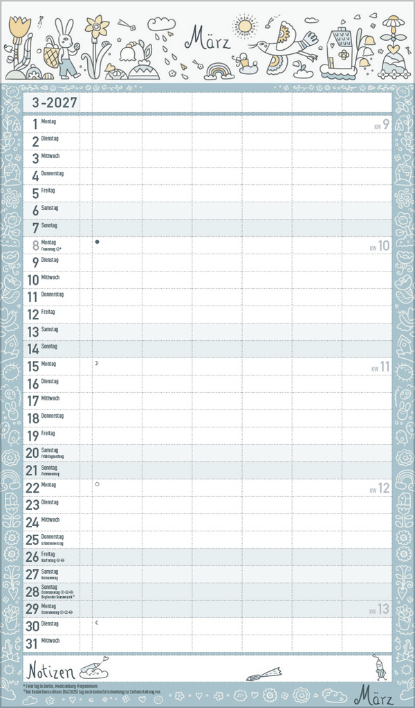 Familienplaner Lieblingspl&auml;ne f&uuml;r Lieblingstage 2027, Innenansicht #3
