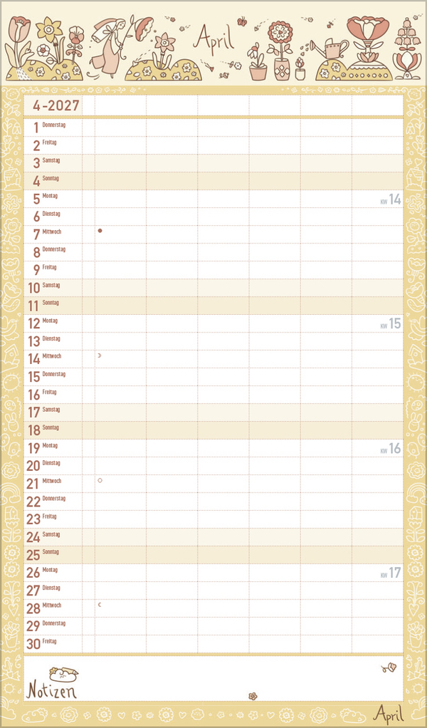 Familienplaner Lieblingspl&auml;ne f&uuml;r Lieblingstage 2027, Innenansicht #4