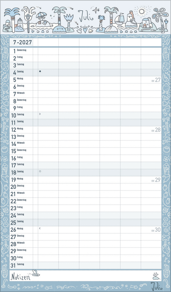Familienplaner Lieblingspl&auml;ne f&uuml;r Lieblingstage 2027, Innenansicht #7