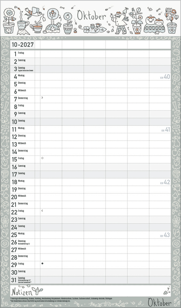 Familienplaner Lieblingspl&auml;ne f&uuml;r Lieblingstage 2027, Innenansicht #10