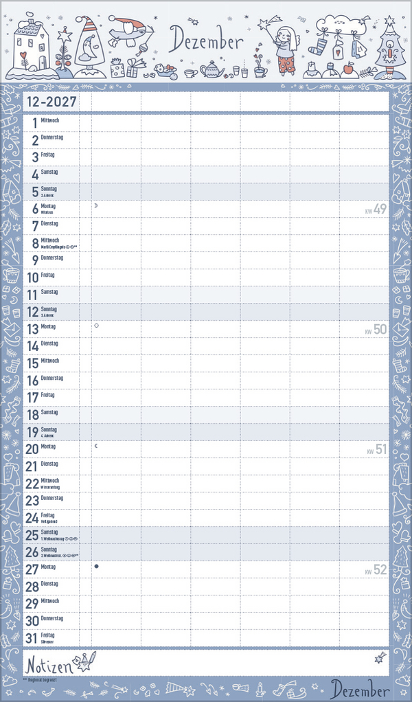 Familienplaner Lieblingspl&auml;ne f&uuml;r Lieblingstage 2027, Innenansicht #12