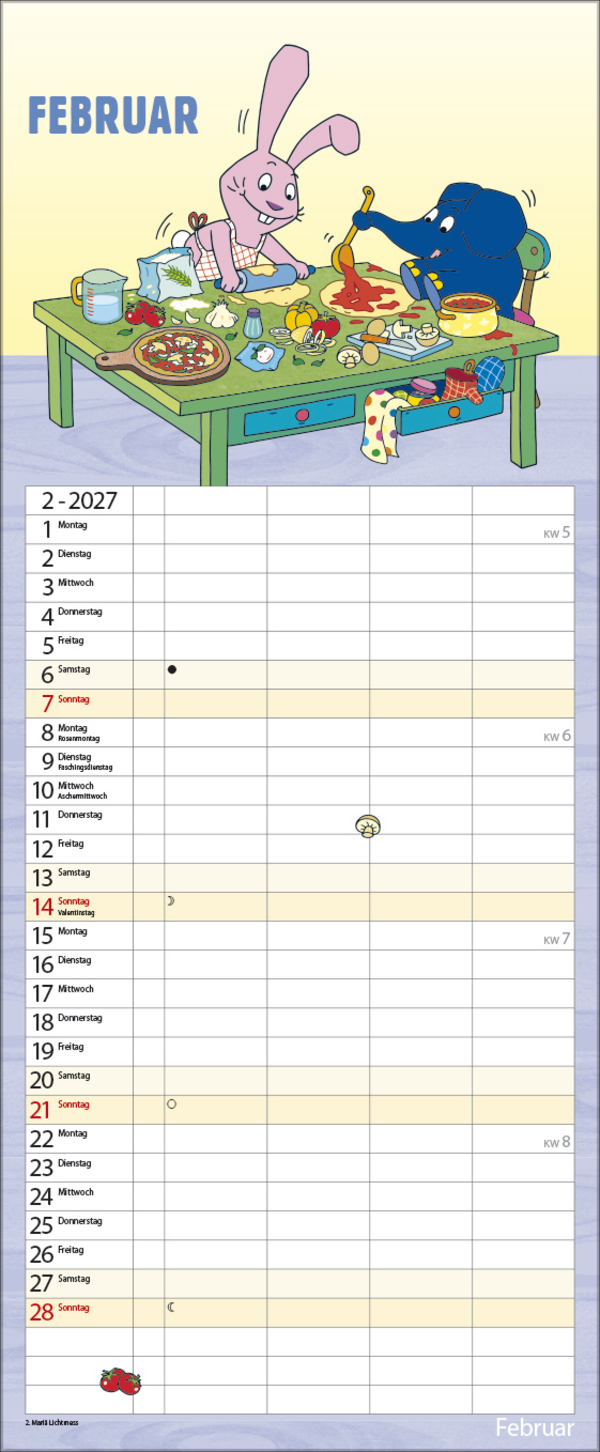 Der echt elefantastische Familienplaner 2027, Innenansicht #2