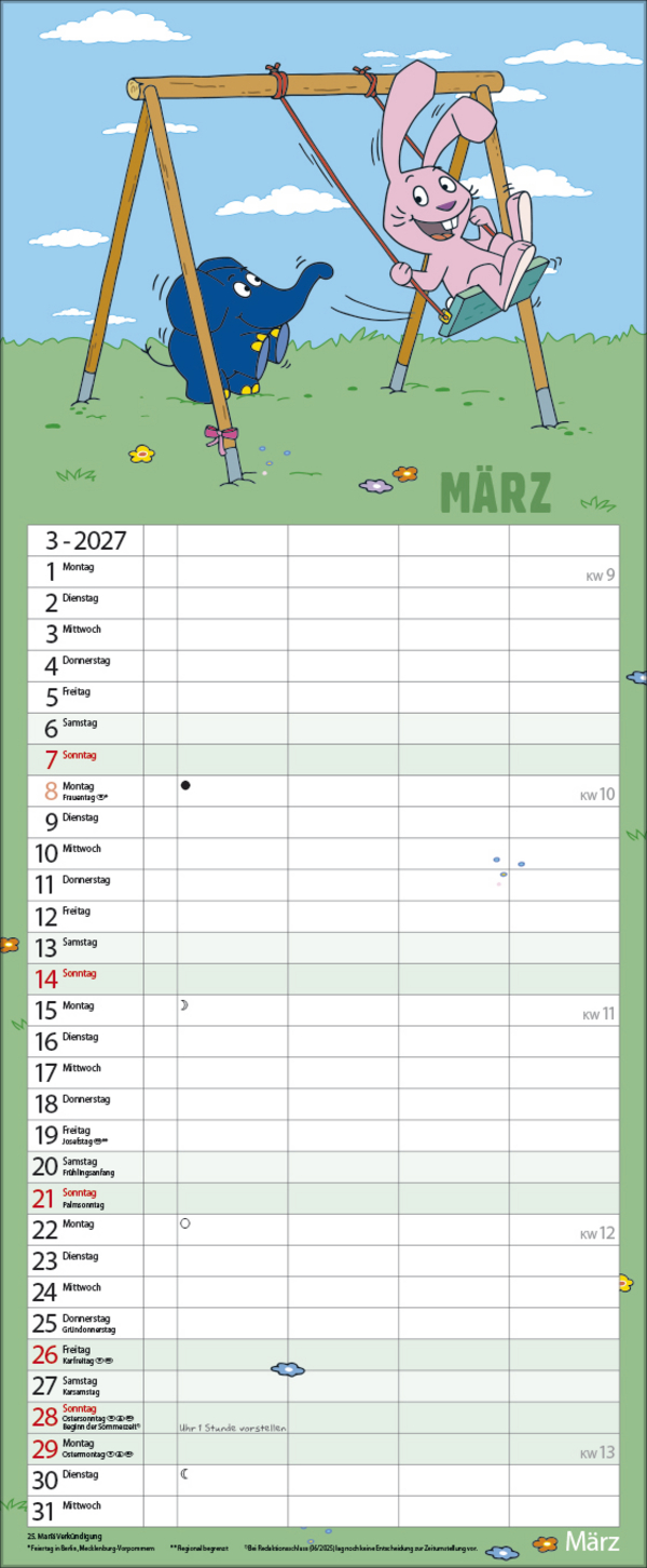 Der echt elefantastische Familienplaner 2027, Innenansicht #3
