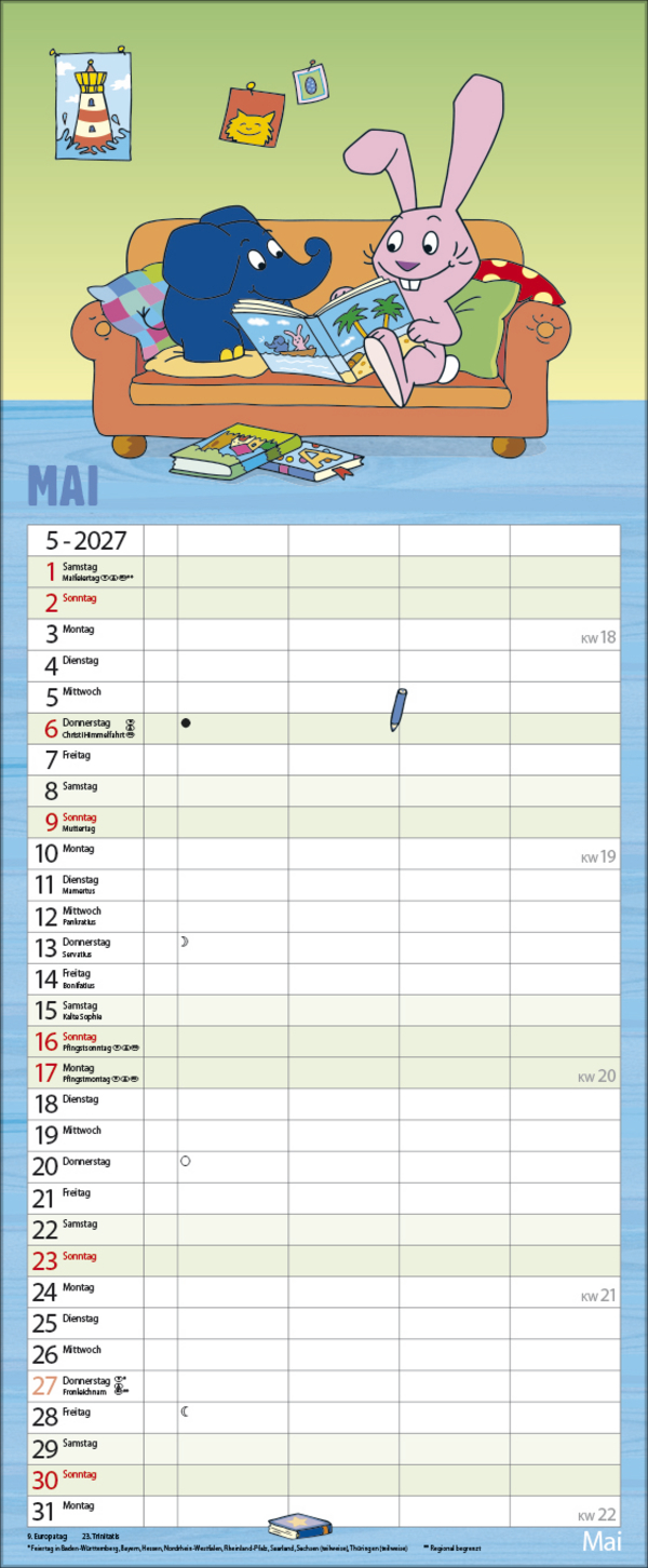 Der echt elefantastische Familienplaner 2027, Innenansicht #5