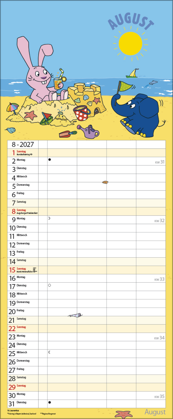 Der echt elefantastische Familienplaner 2027, Innenansicht #8