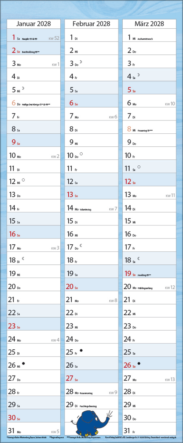 Der echt elefantastische Familienplaner 2027, Innenansicht #13