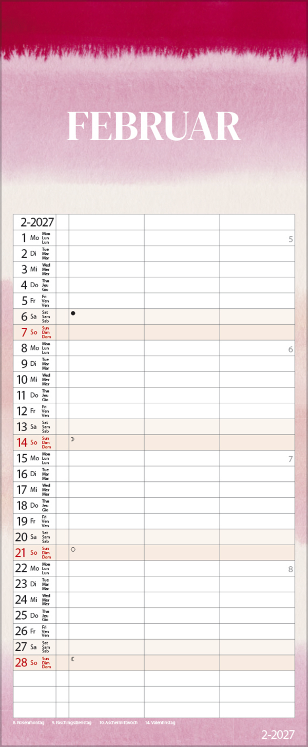 Timer for 2 Colourflow 2027, Innenansicht #2