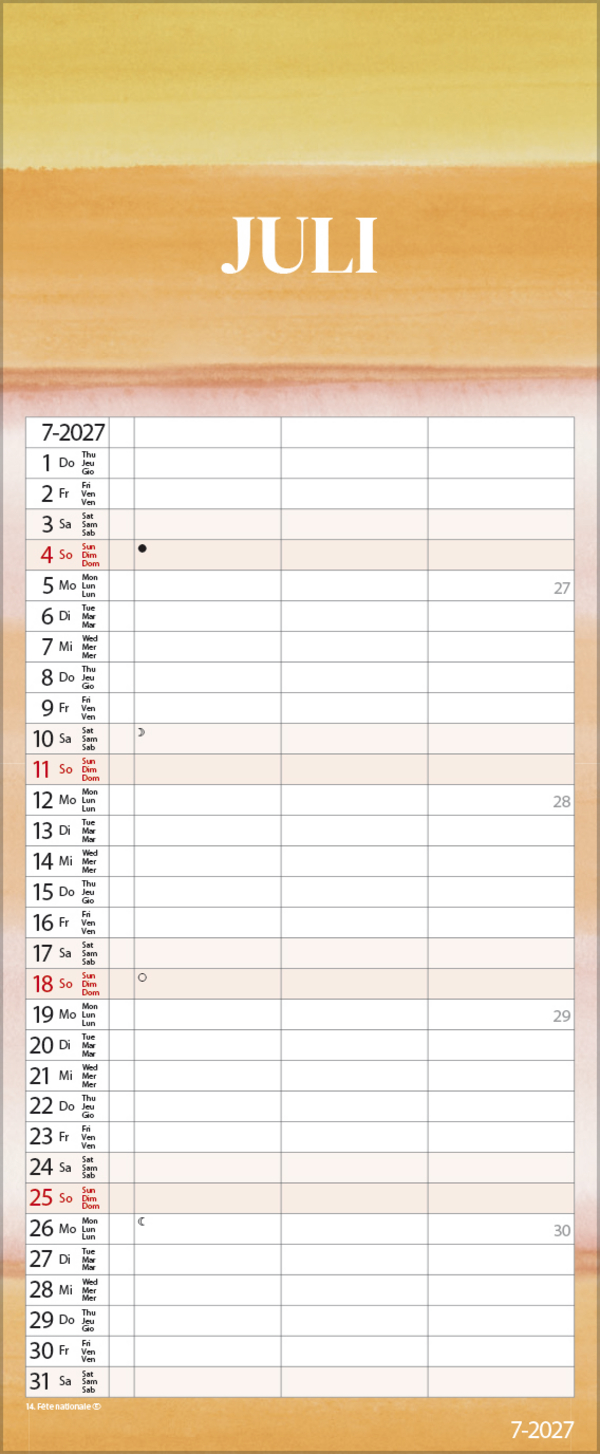Timer for 2 Colourflow 2027, Innenansicht #7