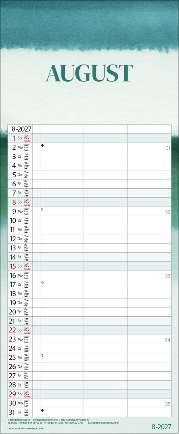 Timer for 2 Colourflow 2027, Innenansicht #8