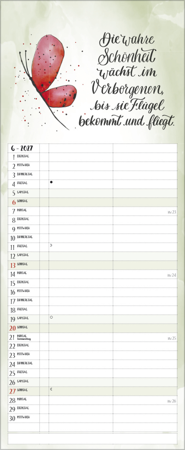 Selfcare - My Timer 2027, Innenansicht #6