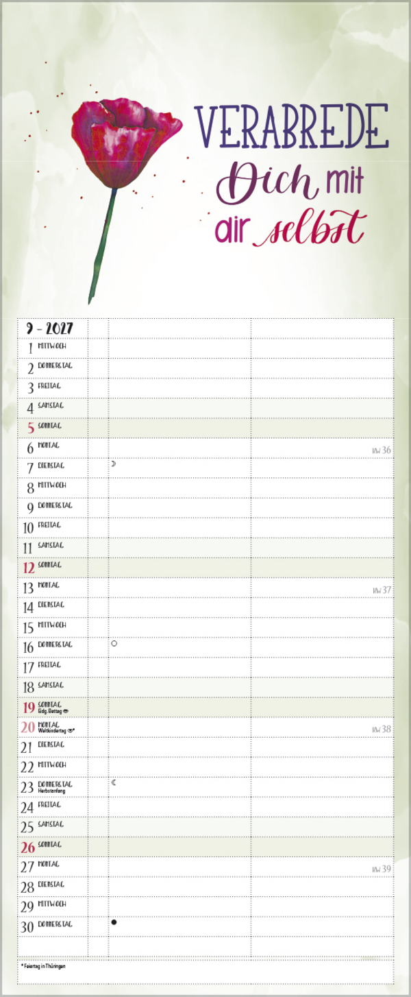 Selfcare - My Timer 2027, Innenansicht #9