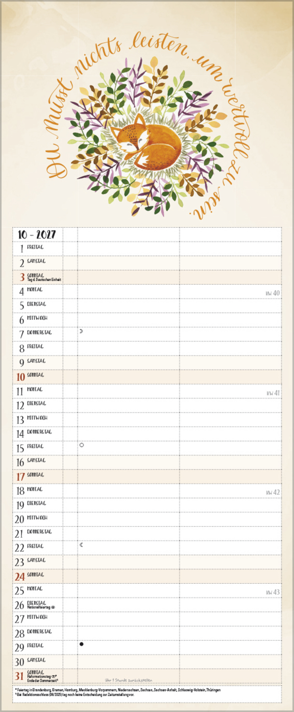 Selfcare - My Timer 2027, Innenansicht #10