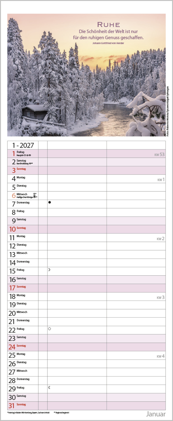 Planer f&uuml;r die besten Jahre 2027, Innenansicht #1