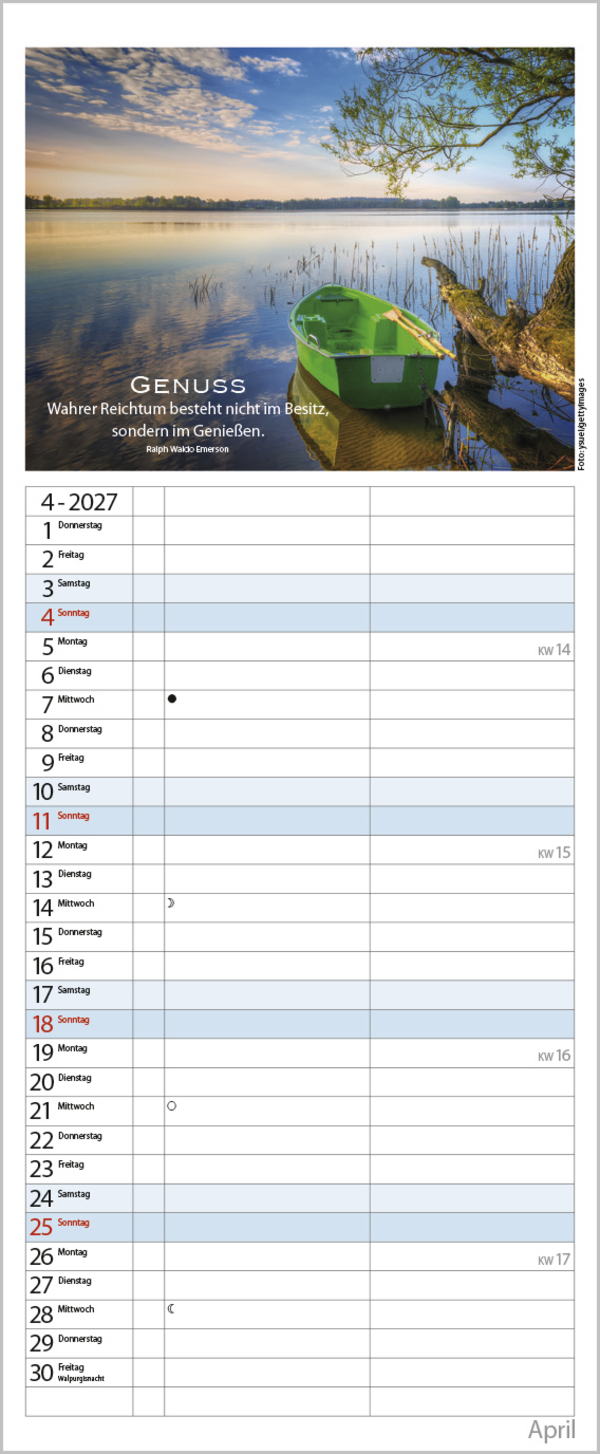 Planer f&uuml;r die besten Jahre 2027, Innenansicht #4