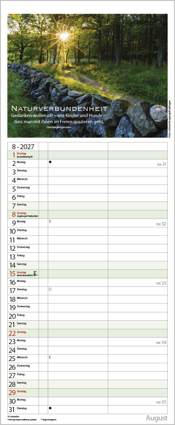 Planer f&uuml;r die besten Jahre 2027, Innenansicht #8