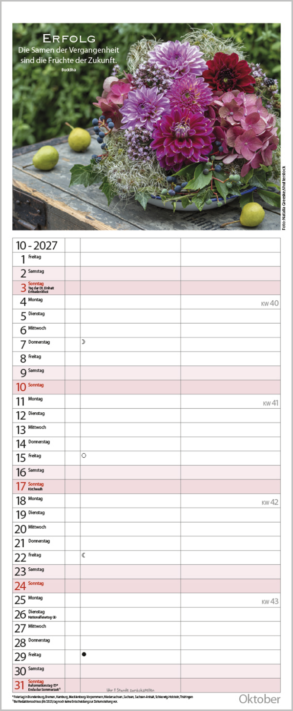 Planer f&uuml;r die besten Jahre 2027, Innenansicht #10