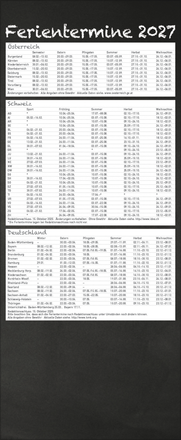 Tafeltimer f&uuml;r 2 mit Zetteltasche 2027, Innenansicht #14