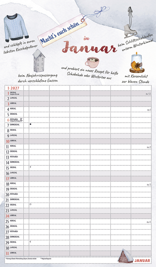 Macht's euch sch&ouml;n 2027, Innenansicht #1