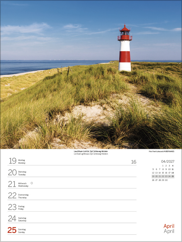 Nord- und Ostsee Wochenkalender 2027, Innenansicht #7