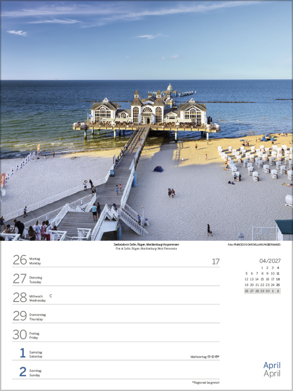 Nord- und Ostsee Wochenkalender 2027, Innenansicht #8