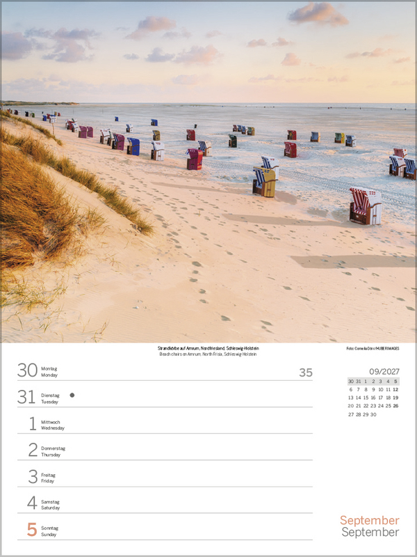 Nord- und Ostsee Wochenkalender 2027, Innenansicht #10