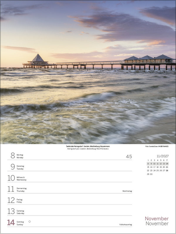 Nord- und Ostsee Wochenkalender 2027, Innenansicht #13