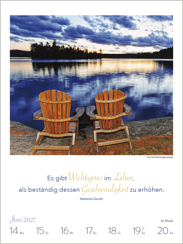 Literaturkalender Lebensweisheiten 2027, Innenansicht #7