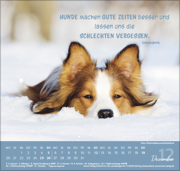 F&uuml;r Hundeliebhaber 2027, Innenansicht #12