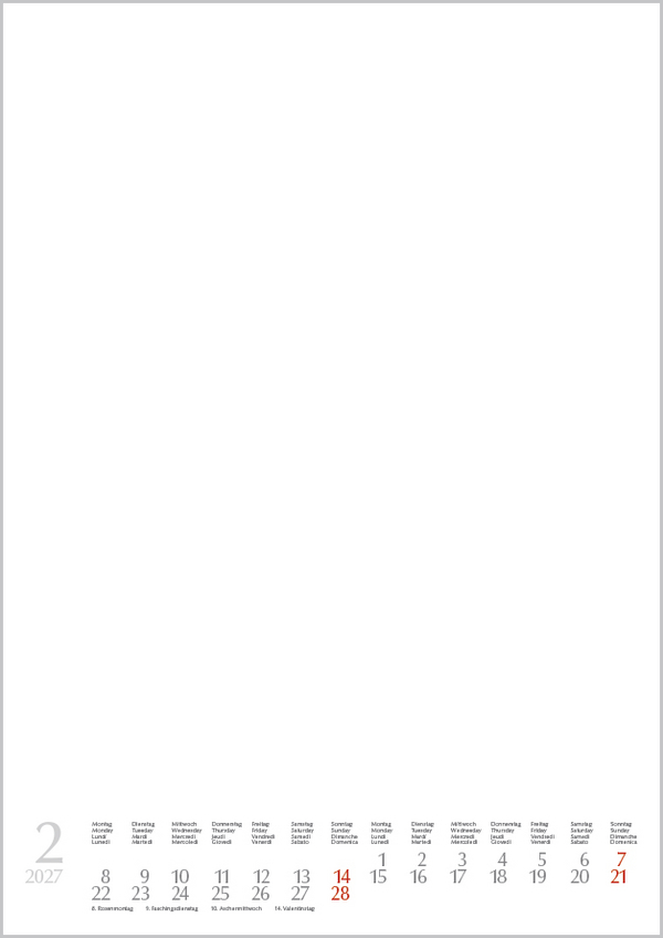 Fot-Malen-Basteln Bastelkalender mit Stickern 2027, Innenansicht #2