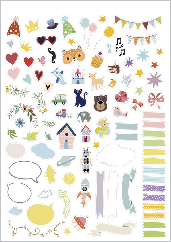 Fot-Malen-Basteln Bastelkalender mit Stickern 2027, Innenansicht #5