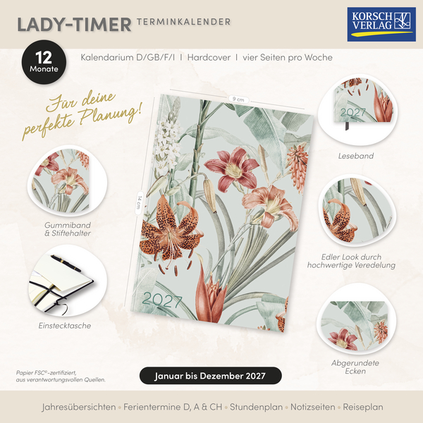 Lady-Timer Paradise 2027, Innenansicht #18