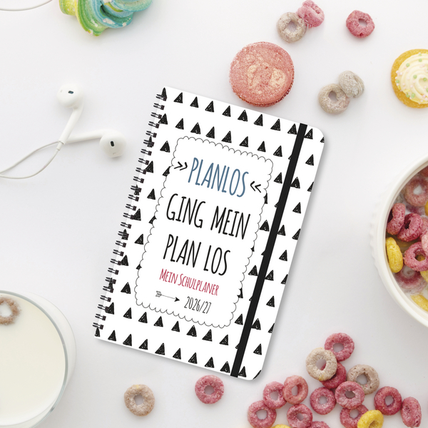Sch&uuml;lerkalender Planlos 2026/2027, Innenansicht #16