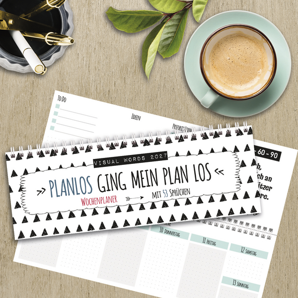 Tischquerkalender Visual Words 2027, Innenansicht #16