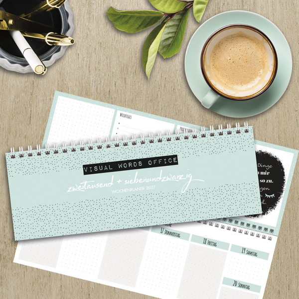 Tischquerkalender Visual Words Office 2027, Innenansicht #16